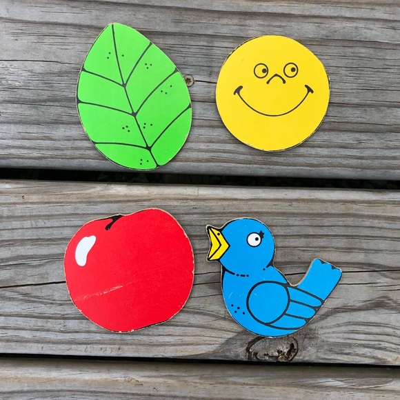 PlaySchool Vintage 4-Pc Wooden Puzzle! EUC! - Picture 4 of 8